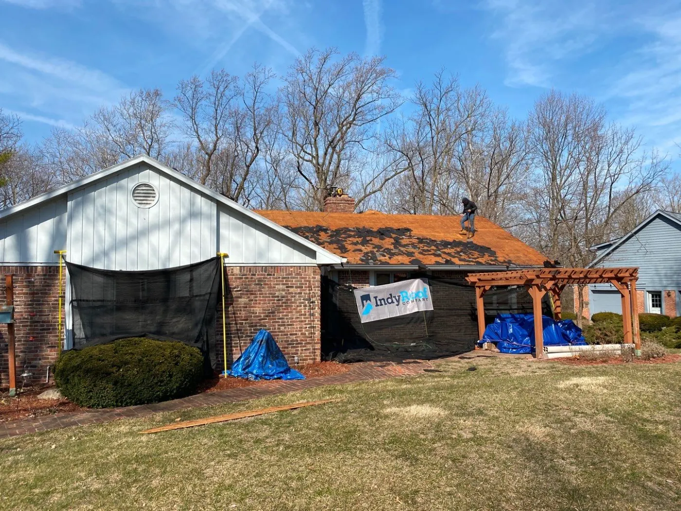 Flashing and seam work in Crooked Stick
